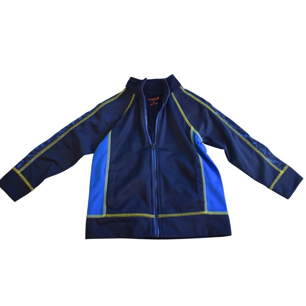 Cat & Jack 4T Boys Full Zip Track Jacket Blue